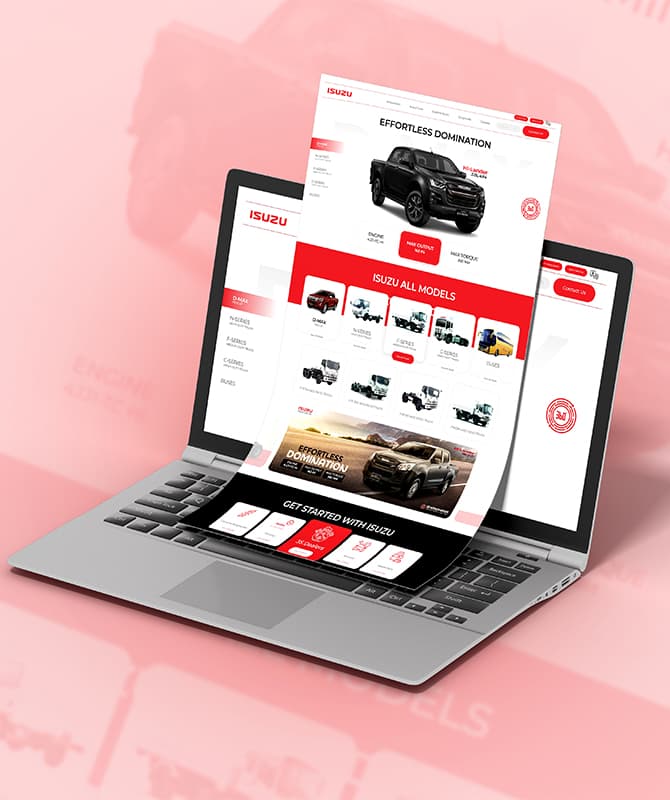 Isuzu Pakistan project image